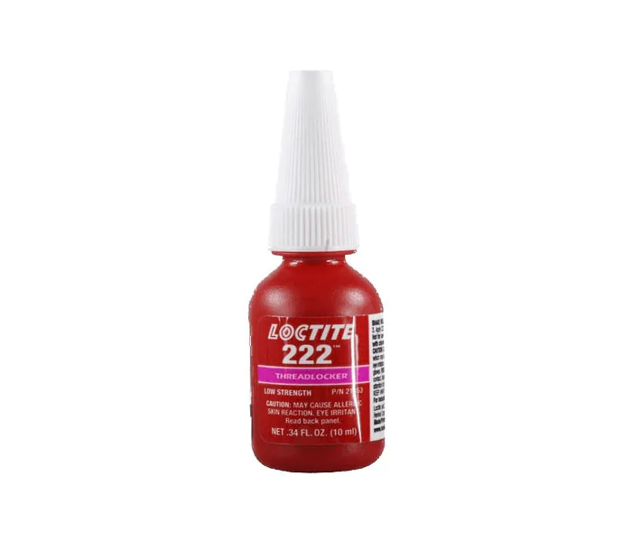 FIJADOR DE ROSCAS LOCTITE 222 MORADO 10ML  BAJA RESISTENCIA