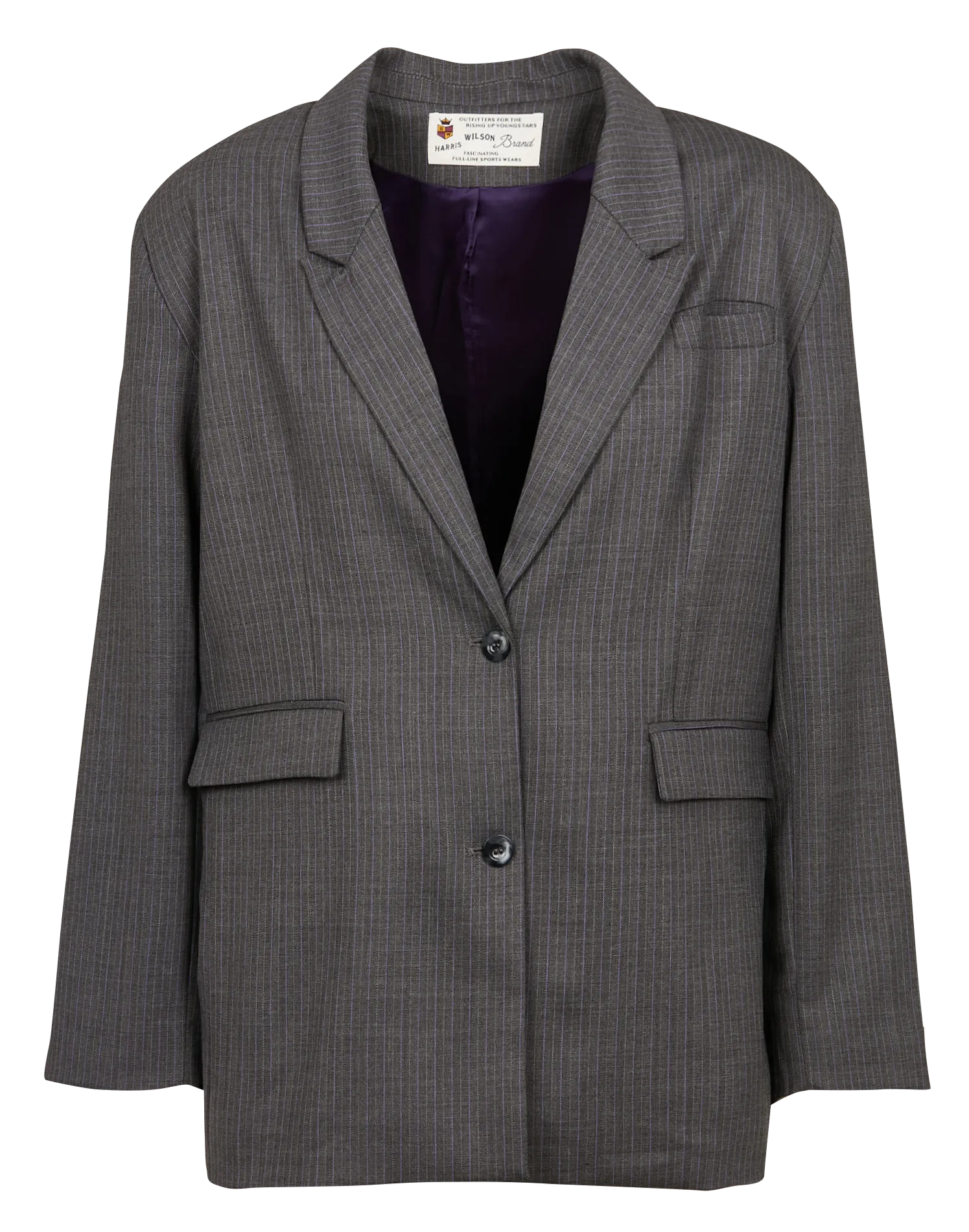 FINLEY  CHAQUETA DE SASTRE A RAYAS EN GRIS