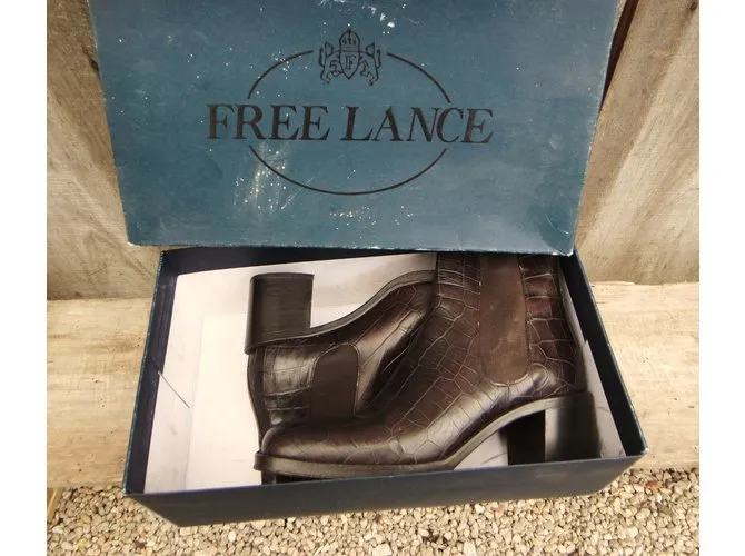 Free Lance Botines Castaño 