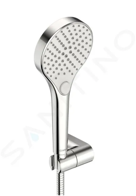 HANSA VIVA  CONJUNTO DE ALCACHOFA DE DUCHA, SOPORTE Y MANGUERA, 3 CHORROS, CROMO 44170120