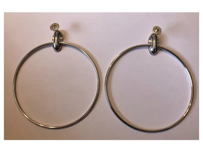 Hermès Aretes Plata 