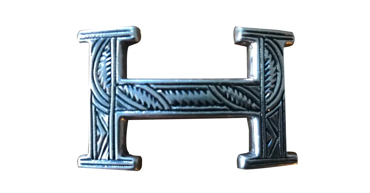 Hermès HEBILLA Plata 