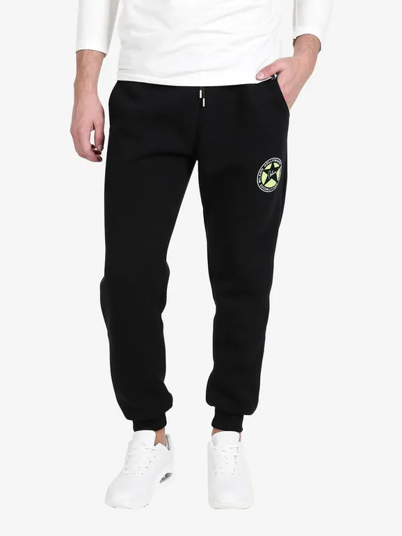 Hollywood Milano Pantalón de chándal de hombre con interior polar
