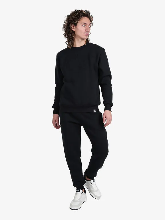 Hollywood Pantalón de chándal de hombre con interior polar y puños.