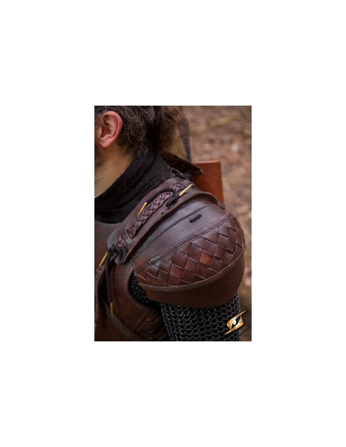 Hombreras de cuero set Guardabosque de Epic Armoury.