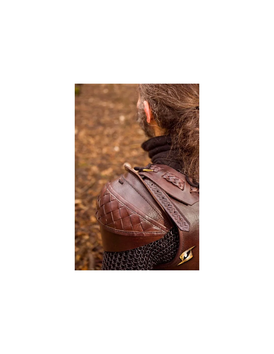 Hombreras de cuero set Guardabosque de Epic Armoury.