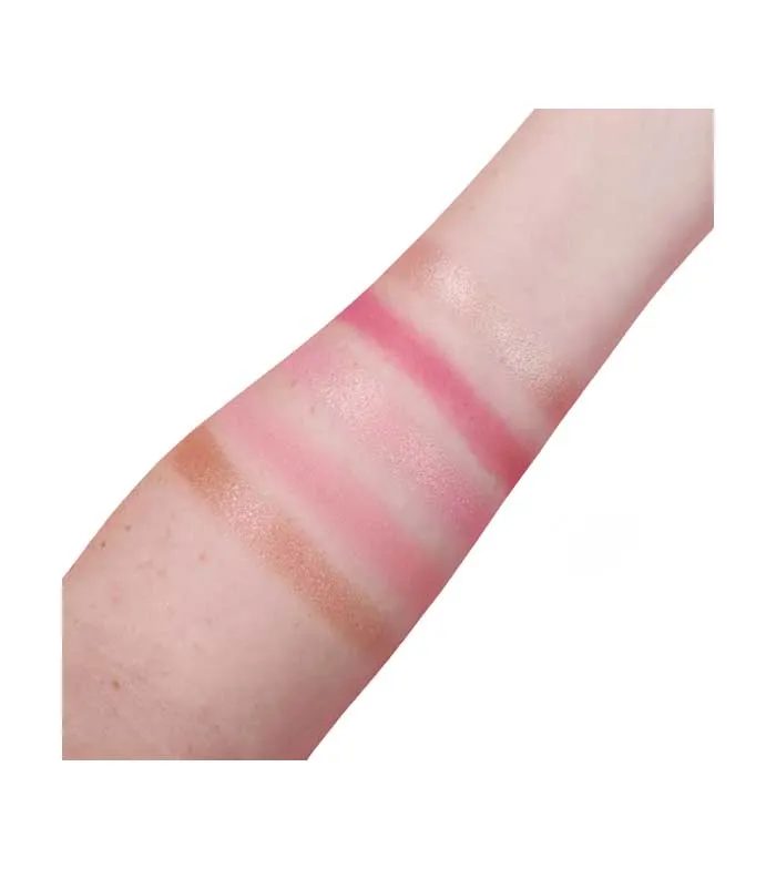 I HEART REVOLUTION  PALETAS DE SOMBRAS MINI CHOCOLATE  RASPBERRY FOOL