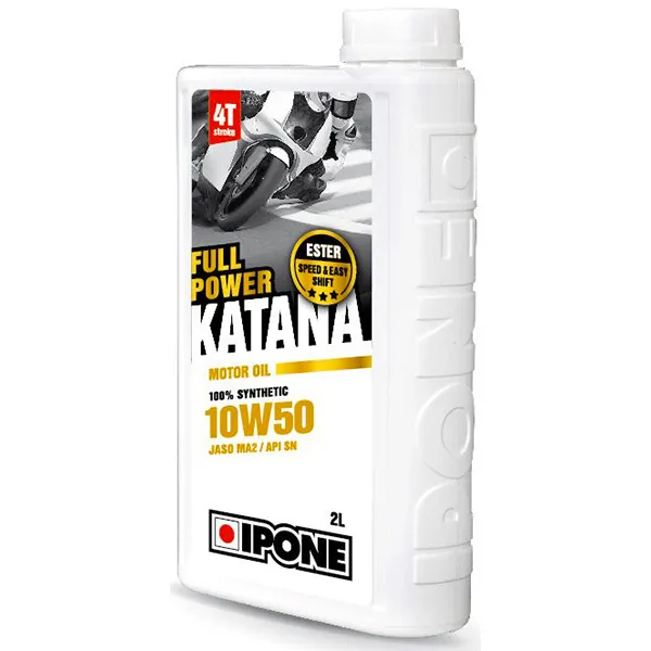 IPONE FULL POWER KATANA  10W50 100 % SYNTHETIC  2 LITRO 4T 