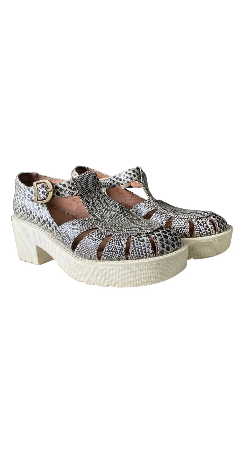 JEFFREY CAMPBELL Sandalias Gifford Cuero