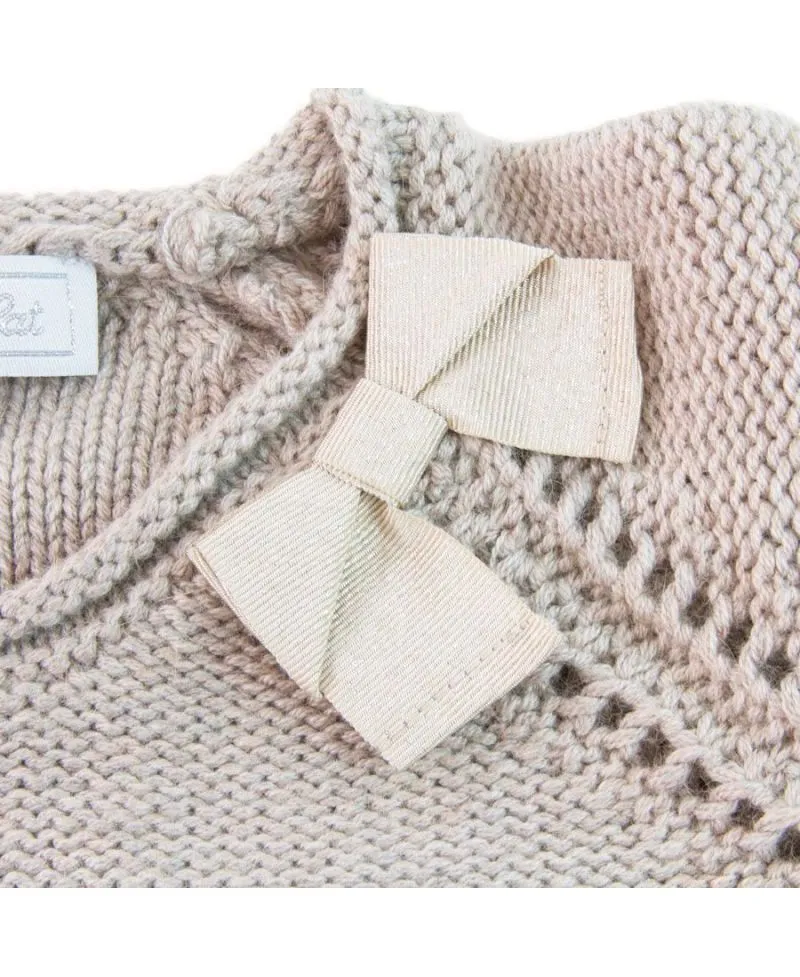 Jersey Niña Tartine et Chocolat Beige Lazo Rojo