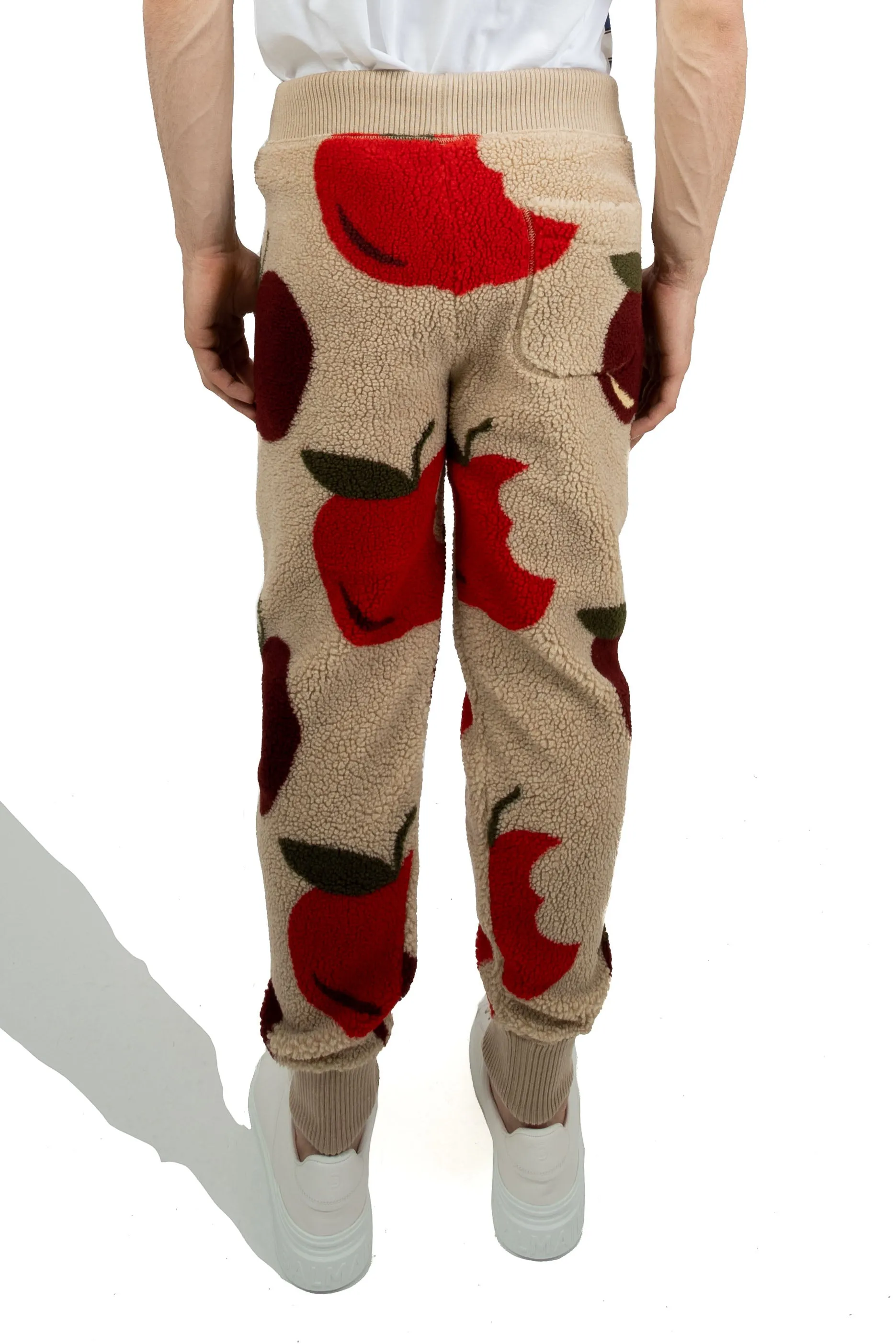 Jw Anderson Tapered Joggers Beige/Red