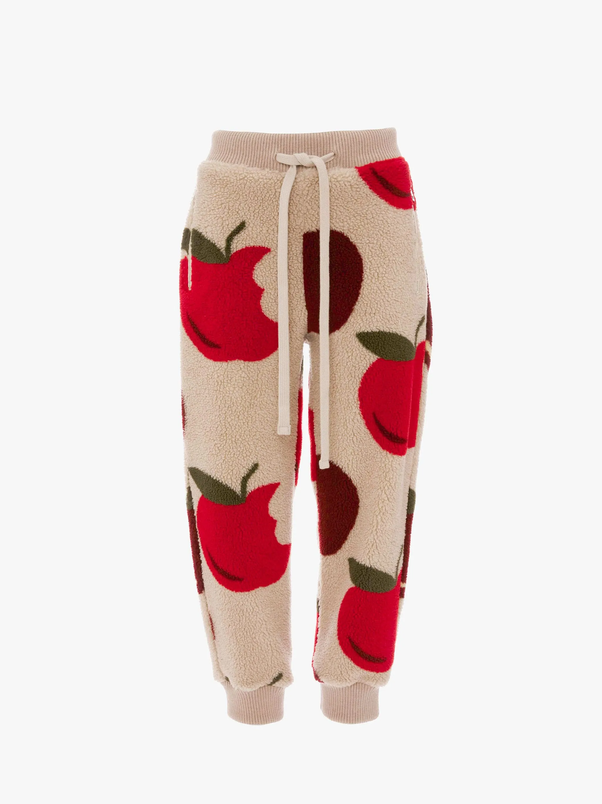 Jw Anderson Tapered Joggers Beige/Red