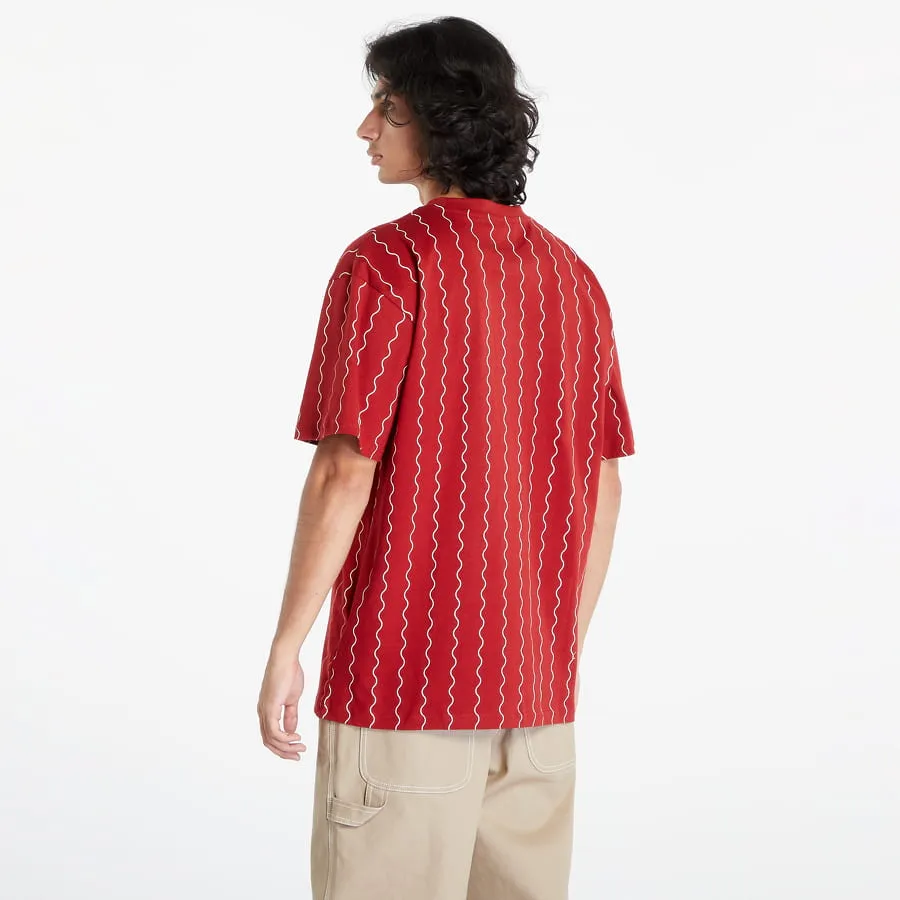Karl Kani Small Signature Ziczac Pinstripe Tee