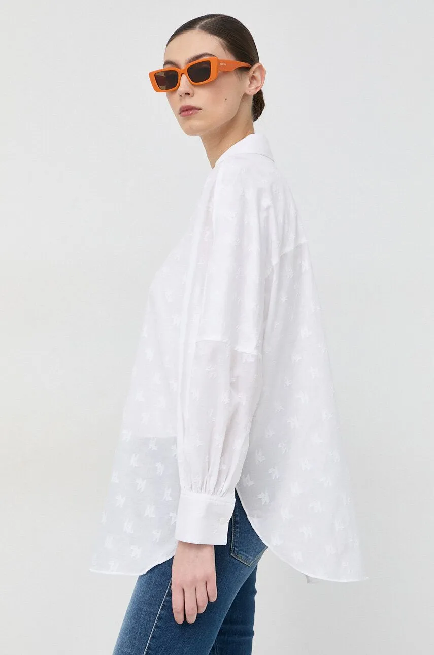 KARL LAGERFELD Monogram Cotton Shirt