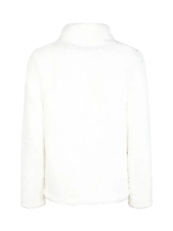 Kissimo Chaqueta sherpa de mujer con cremallera