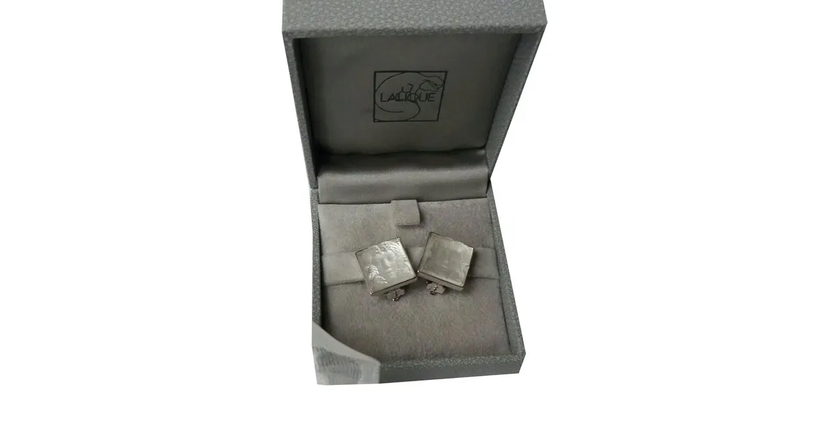 Lalique Aretes Plata 