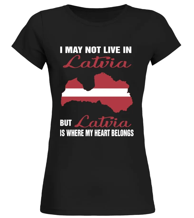 Latvia Limited Edition Camiseta cuello redondo Mujer