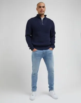 Lee Half Zip Knit "Sky Captain"