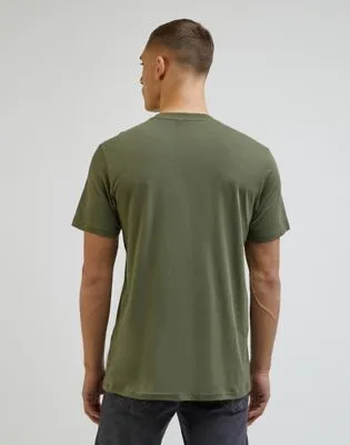 Lee Medium Wobbly Tee "Olive Grove"
