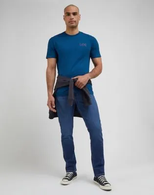 Lee Medium Wobbly Tee "Royal Teal"
