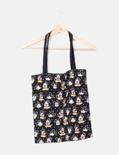 Lefties Tote bag negra diseño