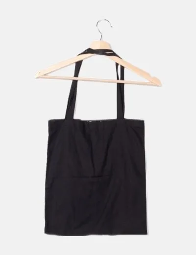 Lefties Tote bag negra diseño