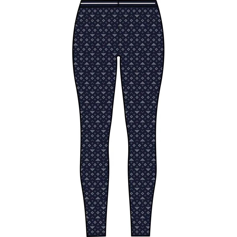 Leggign Icebreaker Merinos 260 Vertex Primera nieve (Midnight Navy/Snow/J) Mujer