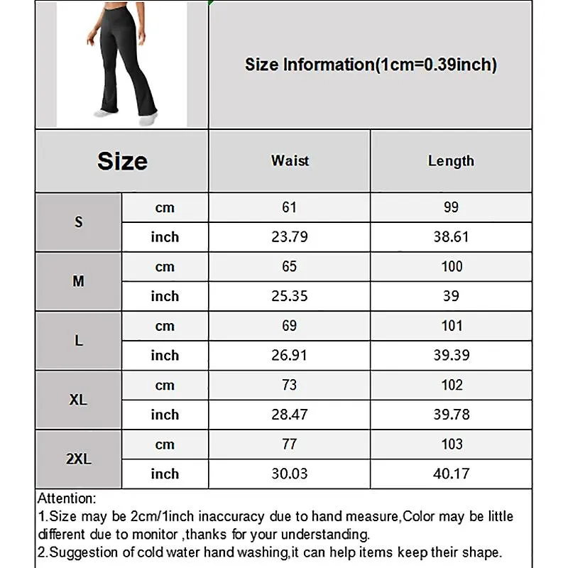 Leggings acampanados para mujer Pantalones casuales de entrenamiento de control de abdomen de cintura alta