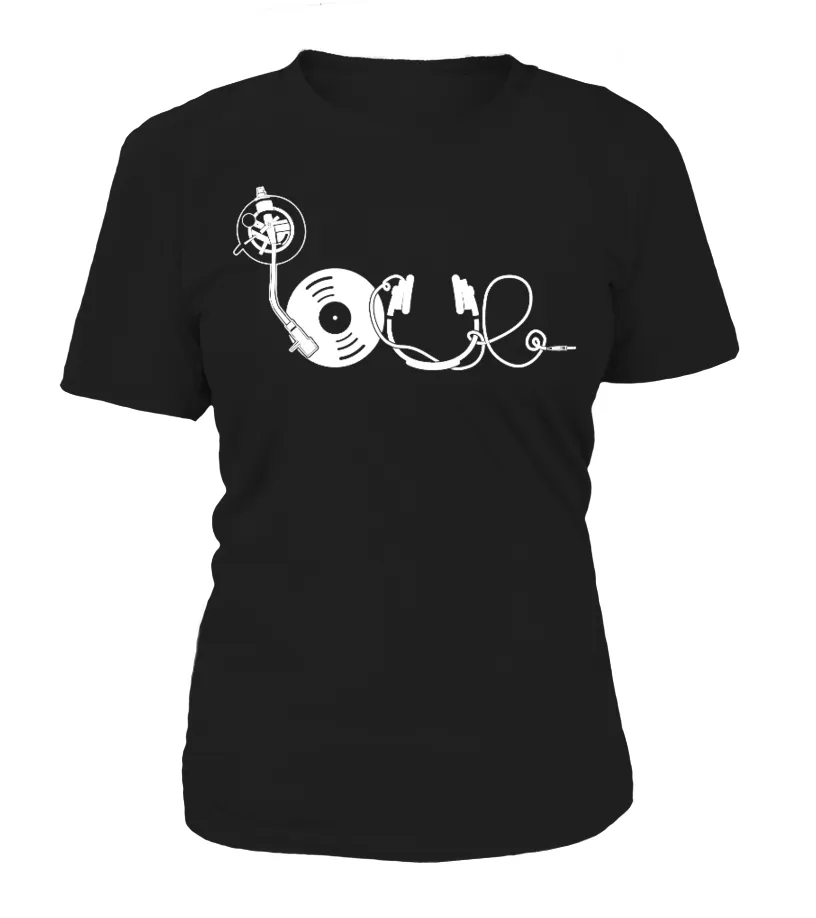 LIMITED EDITION  DISC JOCKEY CAMISETA CUELLO REDONDO MUJER