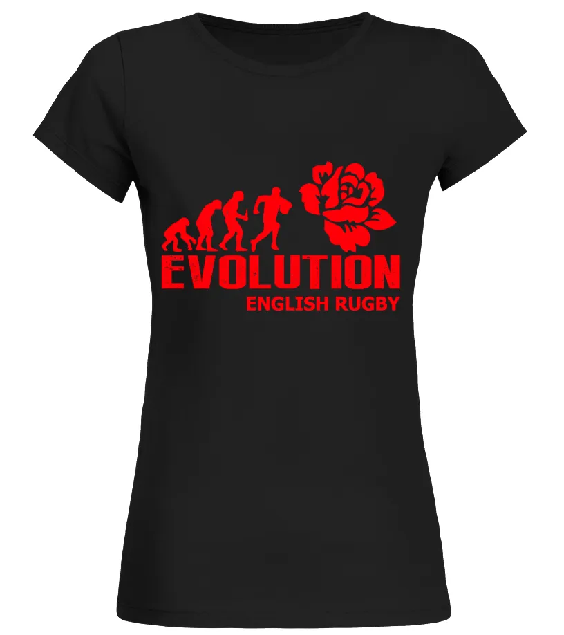 LIMITED EDITIONEVOLUTION ENGLISH RUGBY CAMISETA CUELLO REDONDO MUJER