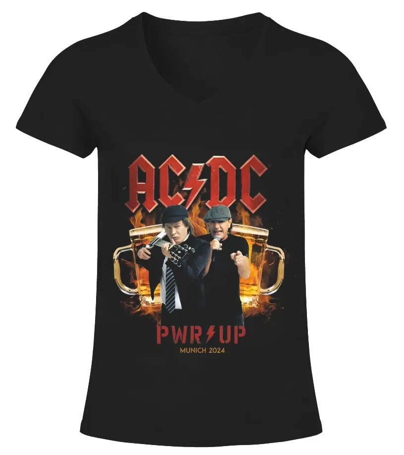 LIMITED EDITION   MUNICH 2024 TOUR CAMISETA CUELLO PICO MUJER