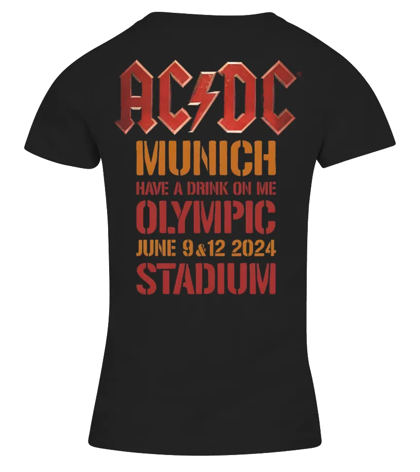 LIMITED EDITION   MUNICH 2024 TOUR CAMISETA CUELLO PICO MUJER