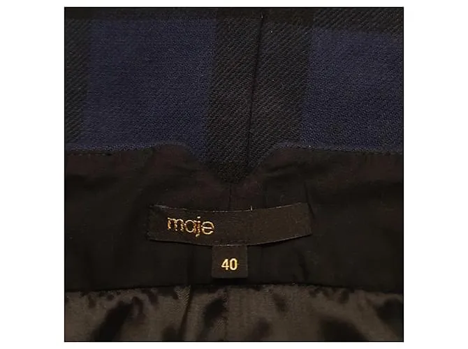 Maje Afueras Negro Azul 
