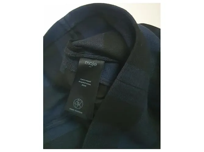 Maje Afueras Negro Azul 