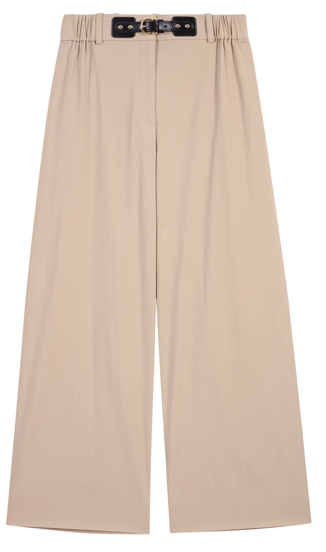 MAJE Pantalón ancho en beige