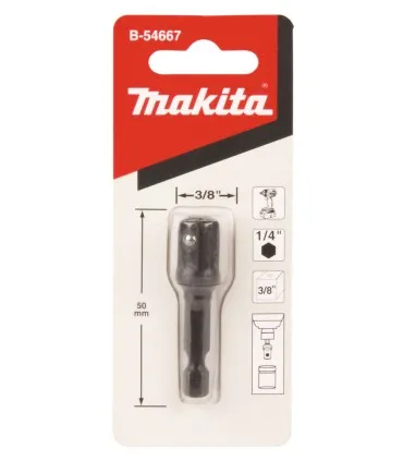 MAKITA Acc. Adaptador 1/4 A 3/8"50mm