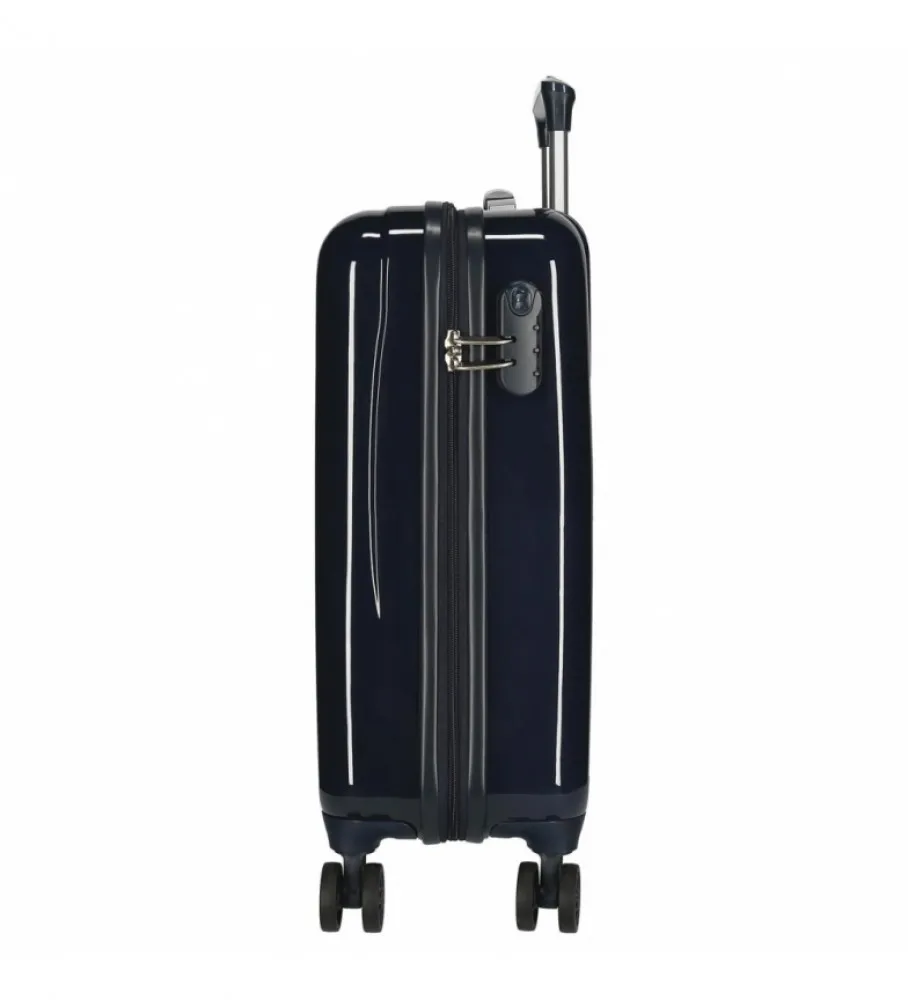 MALETA DE CABINA AVENGERS ARMOUR UP RíGIDA AZUL 38X55X20CM
