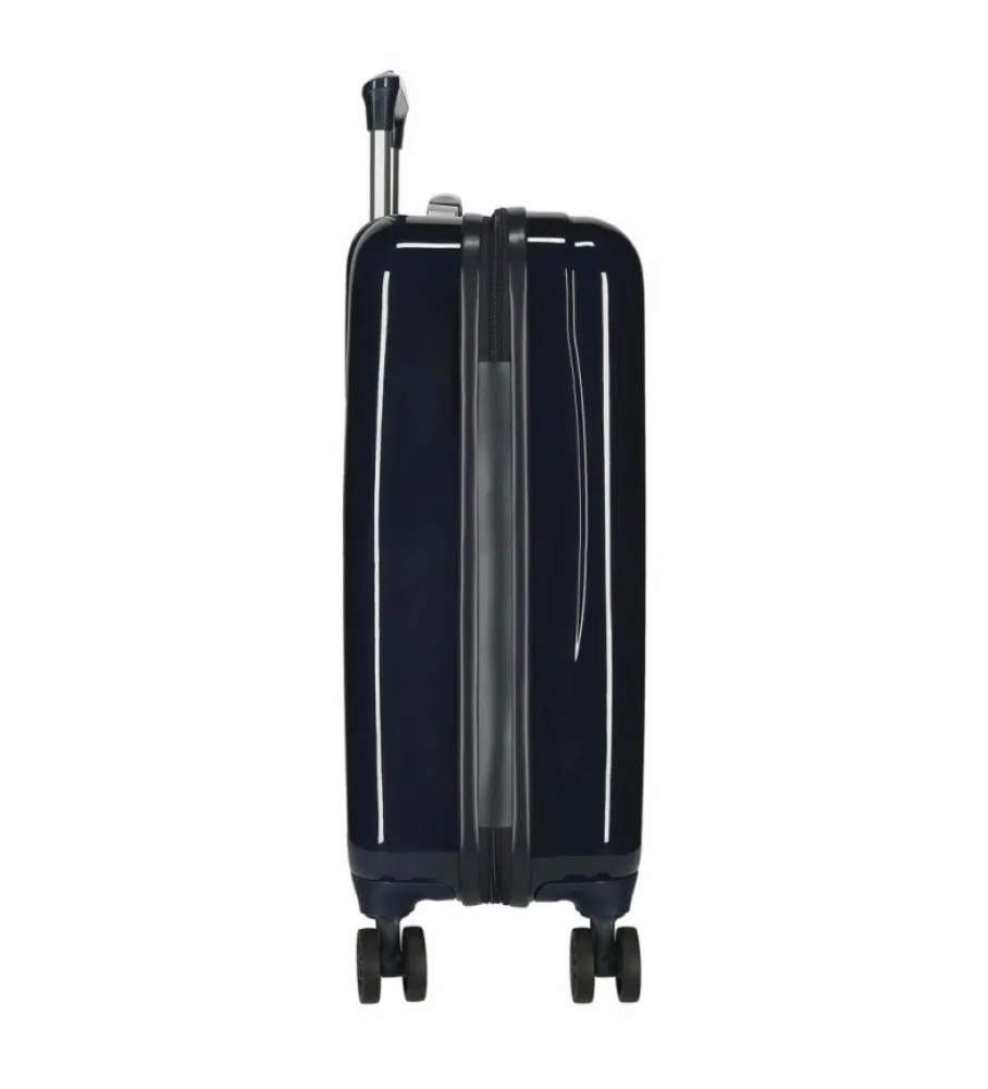 MALETA DE CABINA AVENGERS ARMOUR UP RíGIDA AZUL 38X55X20CM