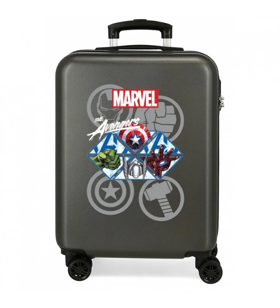 MALETA DE CABINA  AVENGERS HEROES NEGRO 38X55X20CM