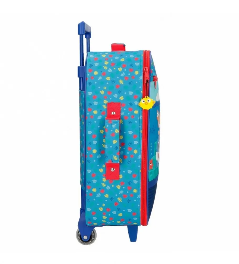 MALETA DE CABINA  BABY SHARK HAPPY FAMILY 35X50X18CM