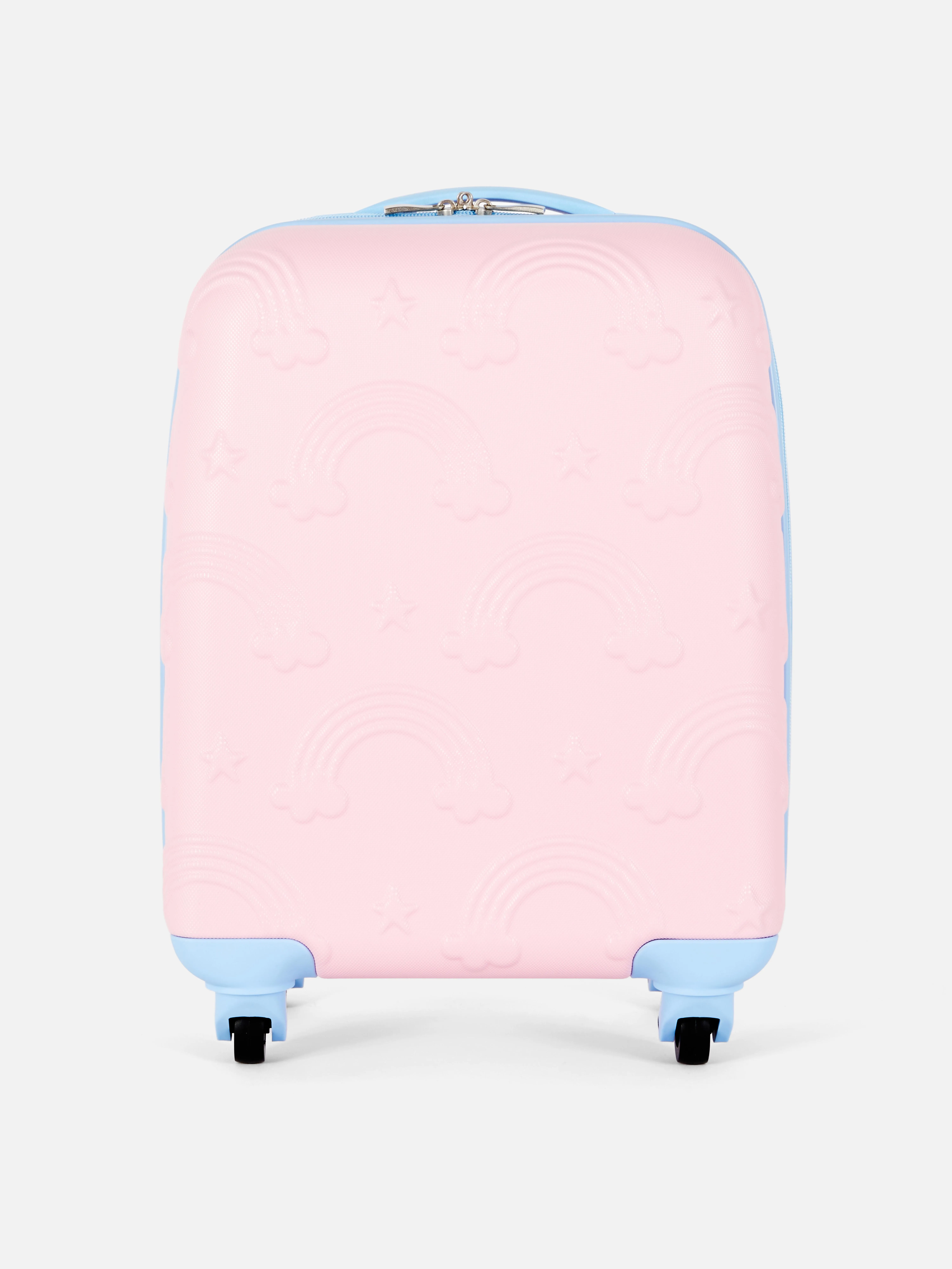 Maleta de cabina con arcoíris en relieve