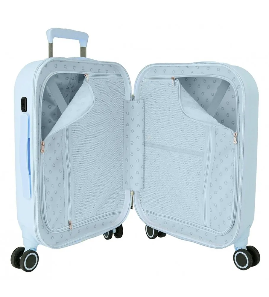 Maleta de cabina Enso Annie expandible rígida 55cm turquesa