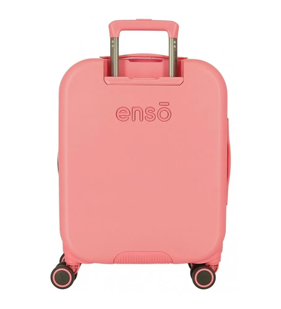 Maleta de cabina Enso Bonjour rígida 55cm coral