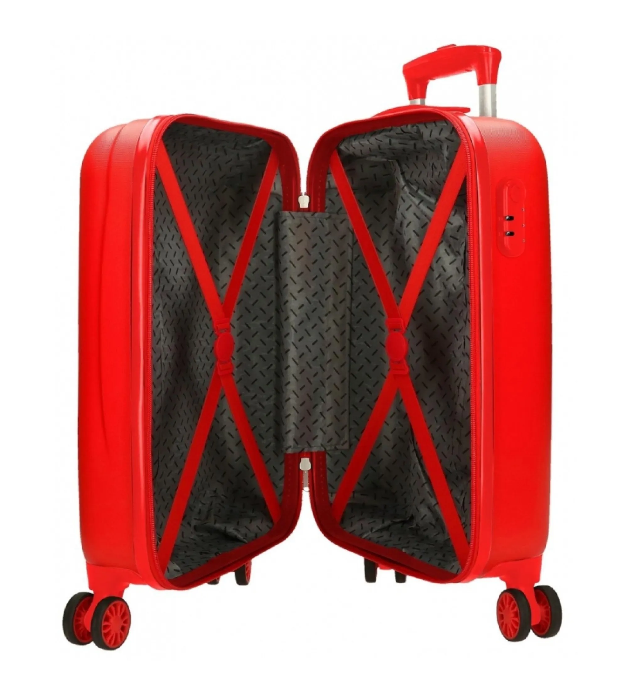 Maleta de cabina Go Spidey rígida 50 cm rojo