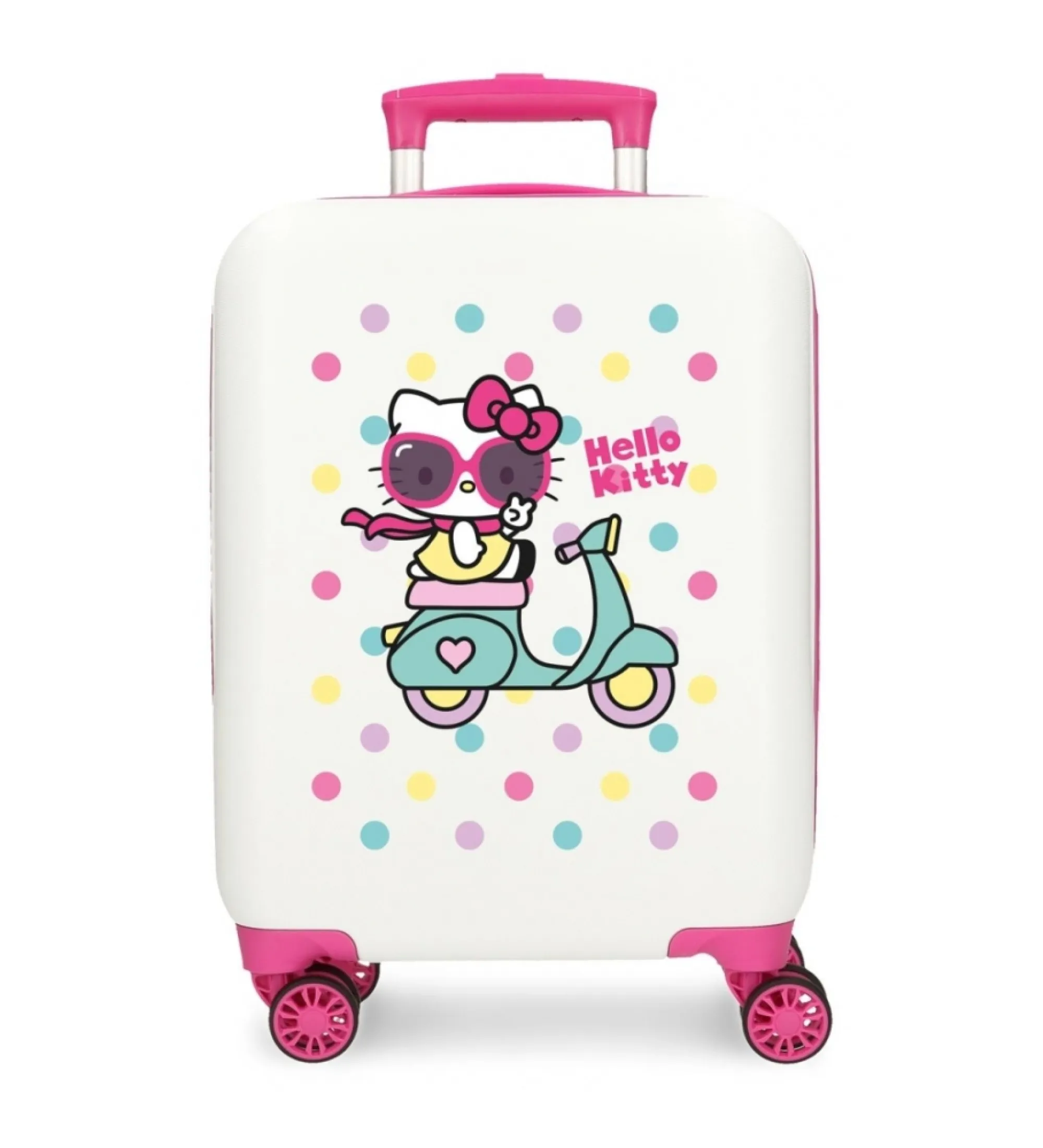 Maleta de cabina Hello Kitty Girl gang 50 cm blanco
