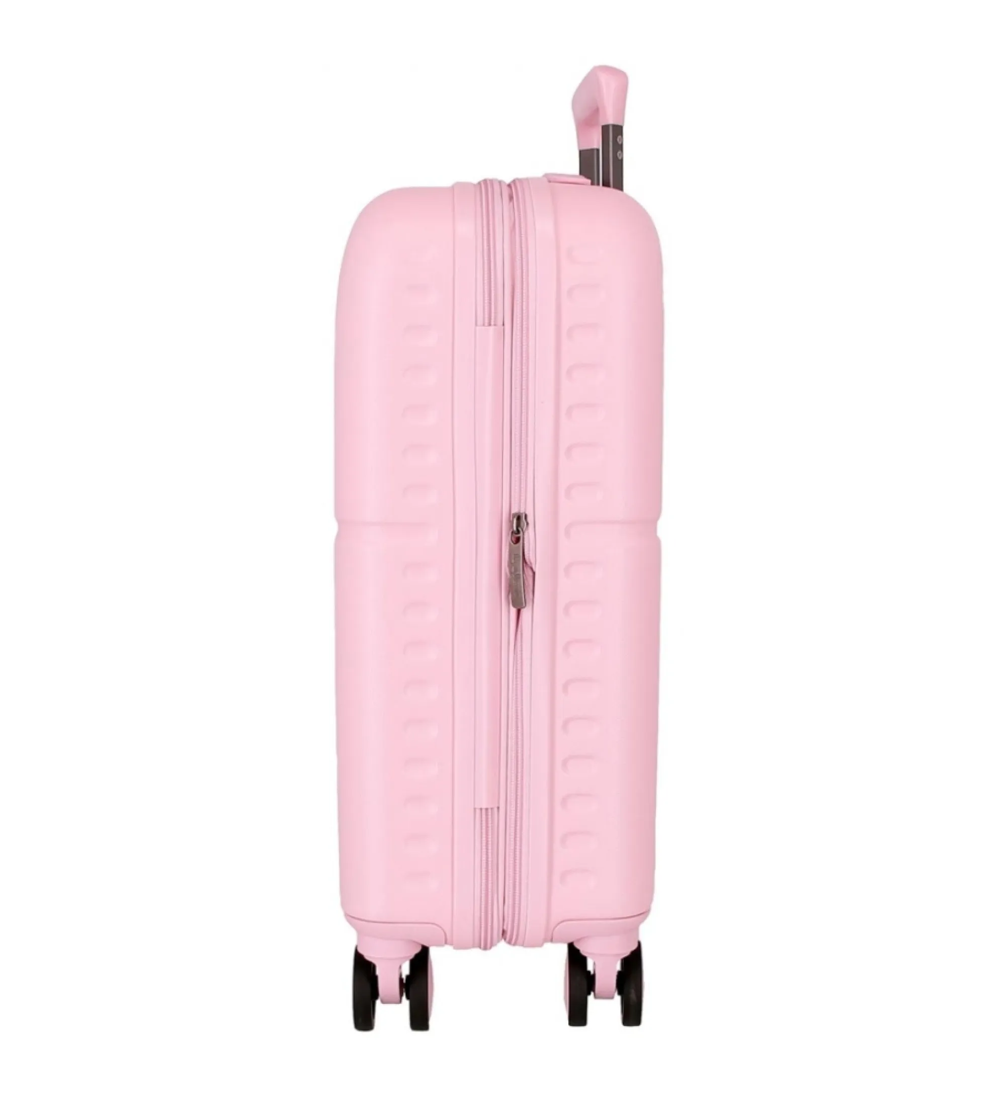 Maleta de cabina Highlight expandible rígida 55cm rosa