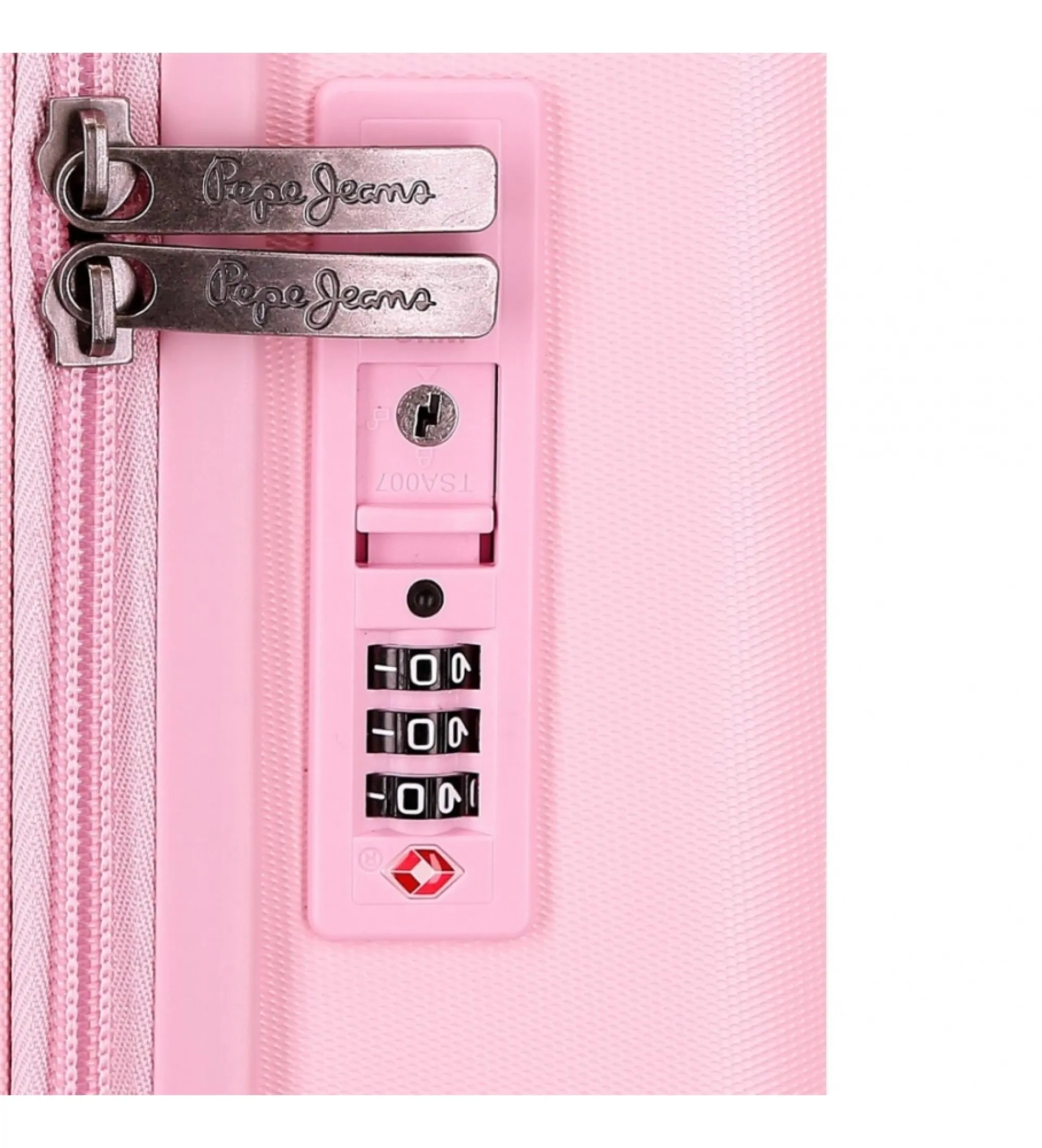 Maleta de cabina Highlight expandible rígida 55cm rosa