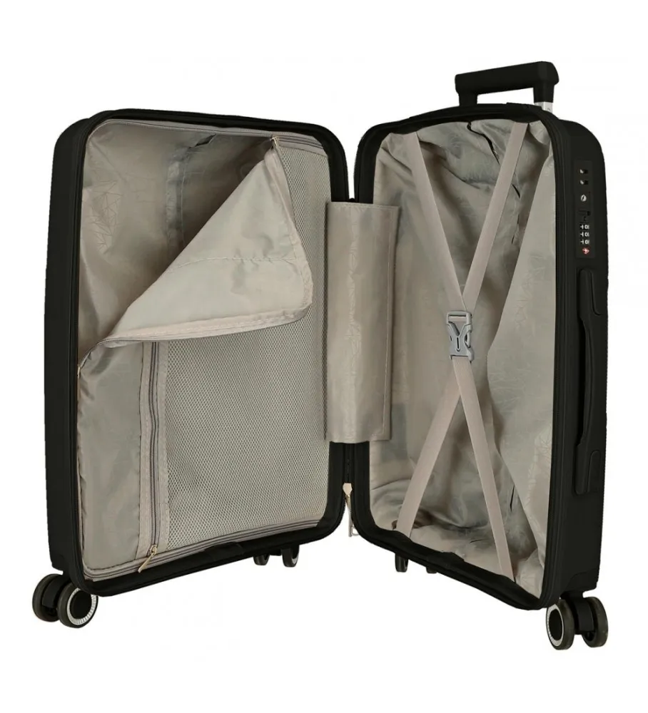 Maleta de cabina  Inari  rígida 55 cm negro