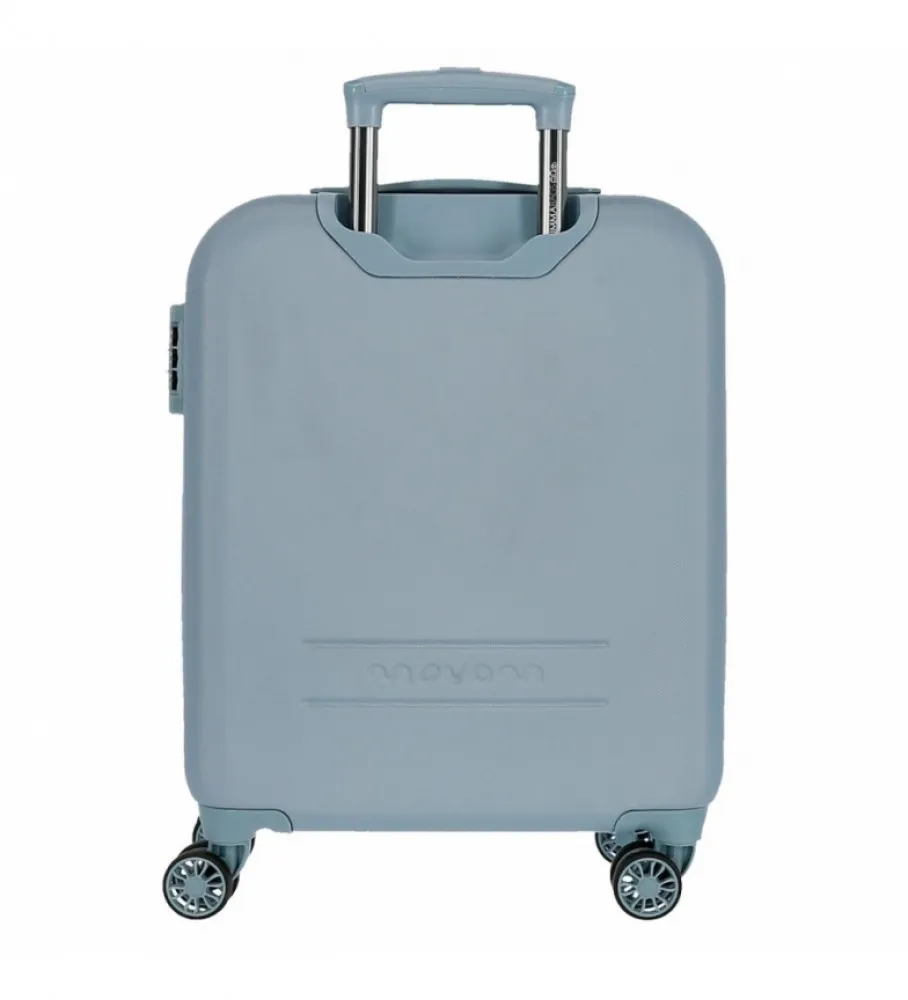MALETA DE CABINA MOVOM RIGA EXPANDIBLE AZUL 40X55X20CM