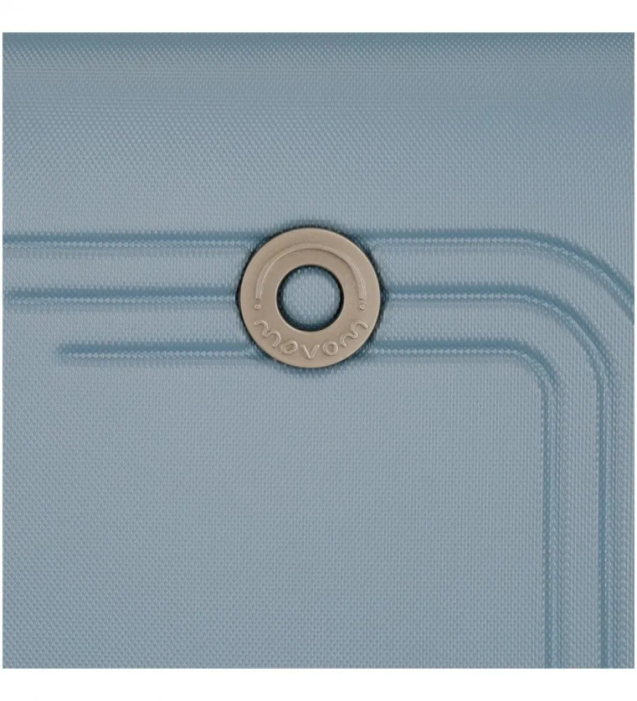 MALETA DE CABINA MOVOM RIGA EXPANDIBLE AZUL 40X55X20CM